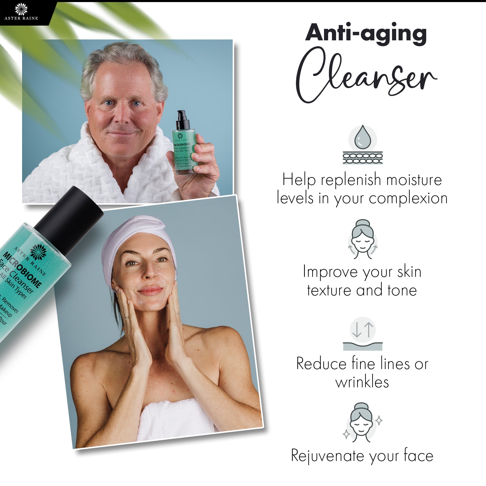 Nettoyant Visage Microbiome Pour Tous Types de Peau 60mL